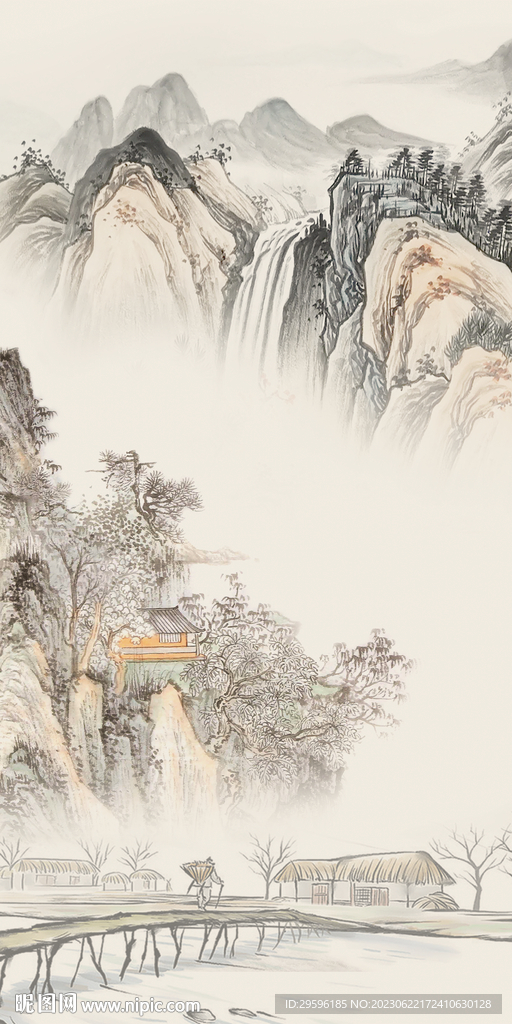 意境 高清简约玄关 Tif分层