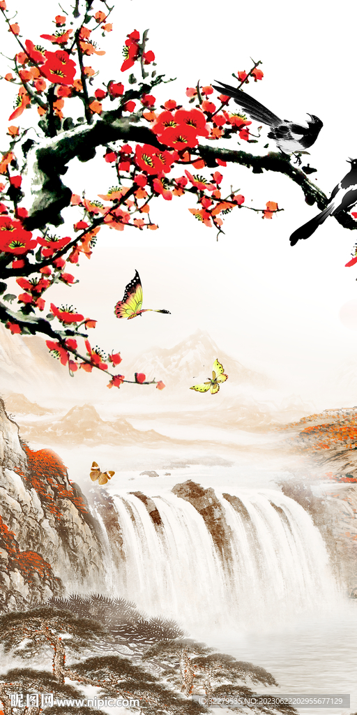 现代 新款简约玄关 TIf分层