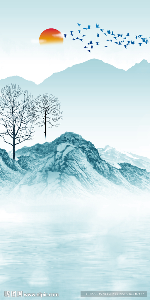 高清 中式清晰玄关 TIF分层