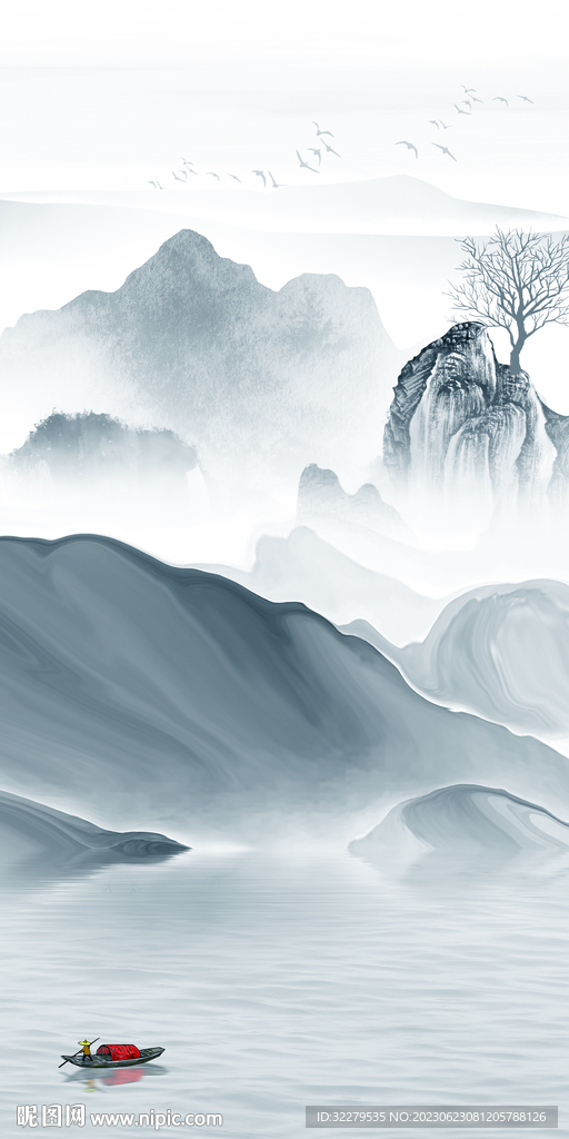 高端 中式最新玄关 tIF分层