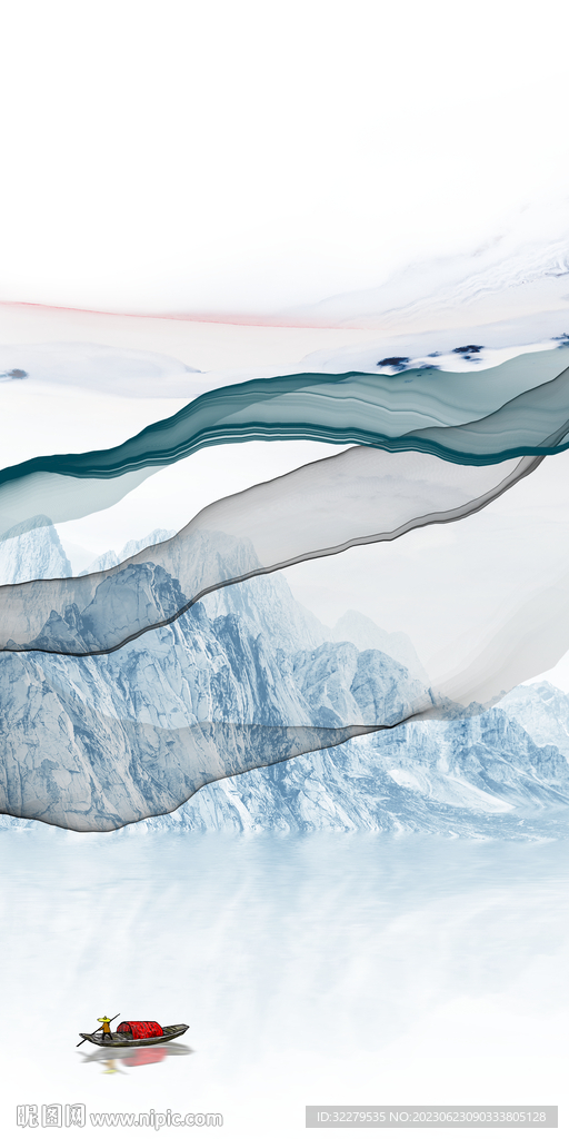 别墅 中式意境玄关 TIF分层