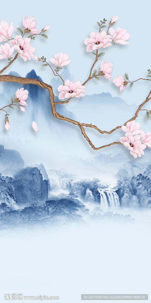 高端 中式意境玄关 TIF分层