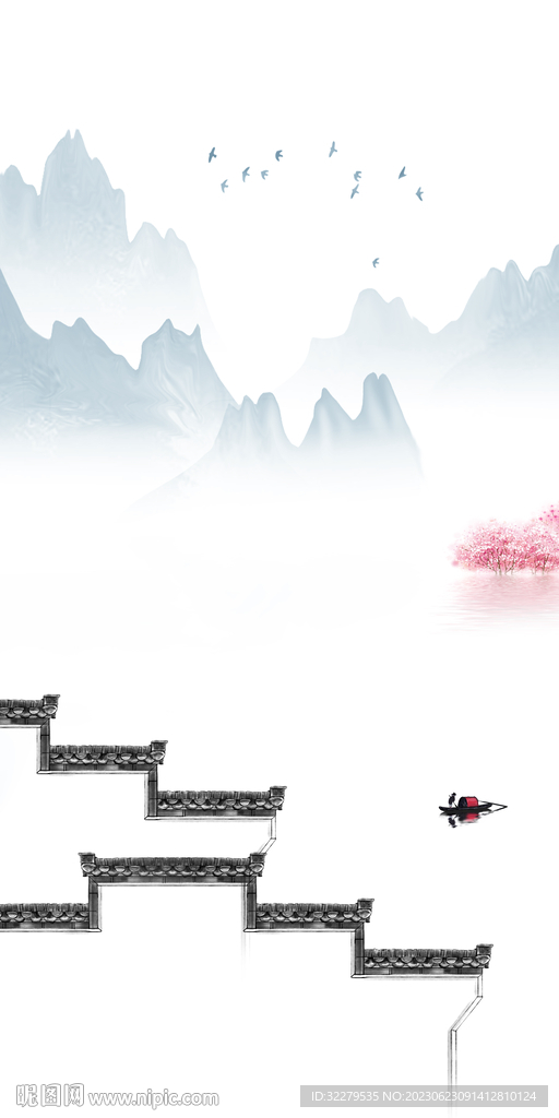 高档 中式意境玄关 TIF分层