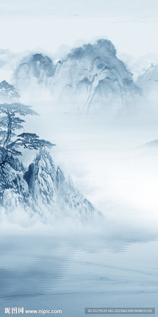 简约 中式意境玄关 TIF分层