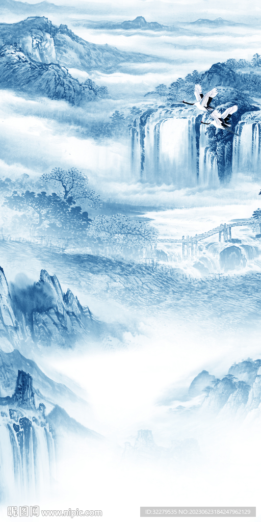 别墅 简约中式玄关 tiF分层