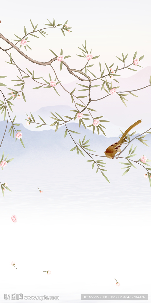 最新 简约中式玄关 tiF分层