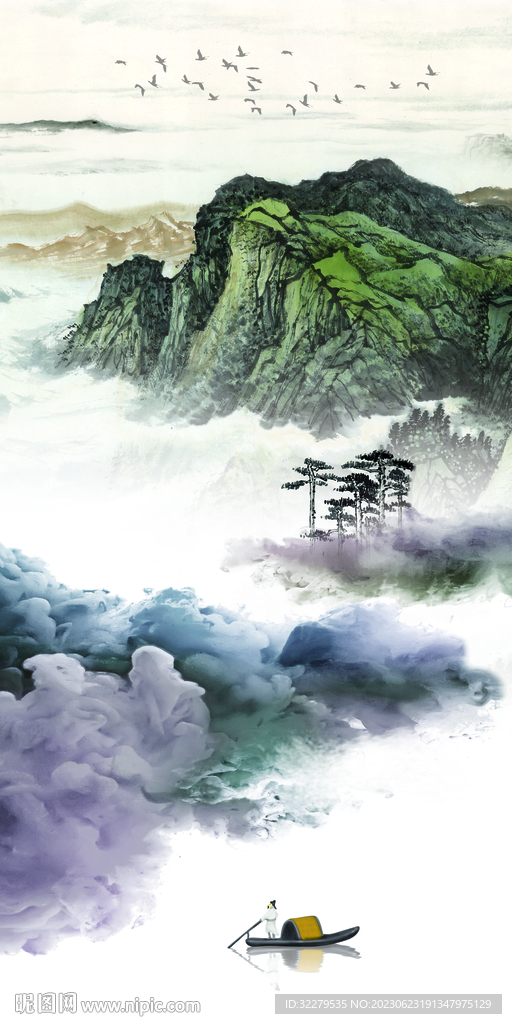 高雅 中式高端玄关 tIF分层