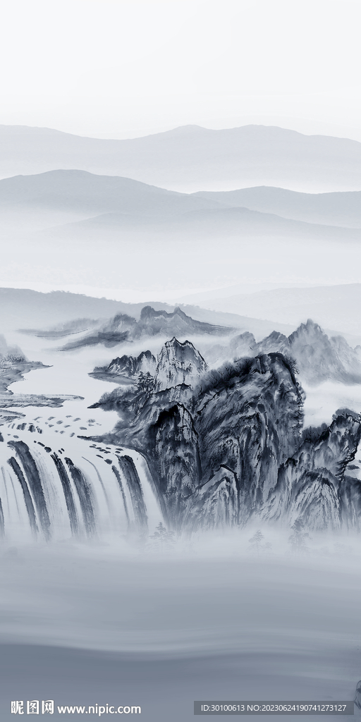 高端 意境简奢玄关 tIf分层