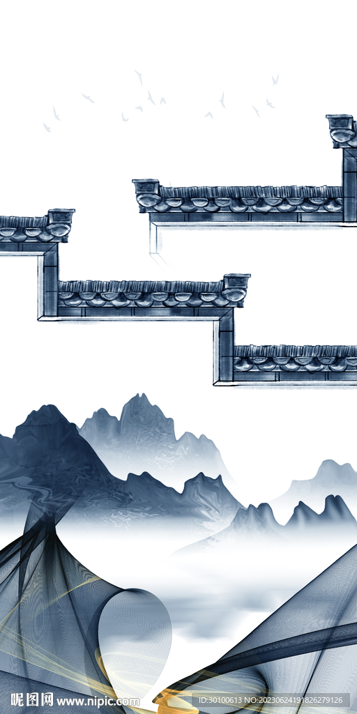 别墅 简意高档玄关 tIf分层