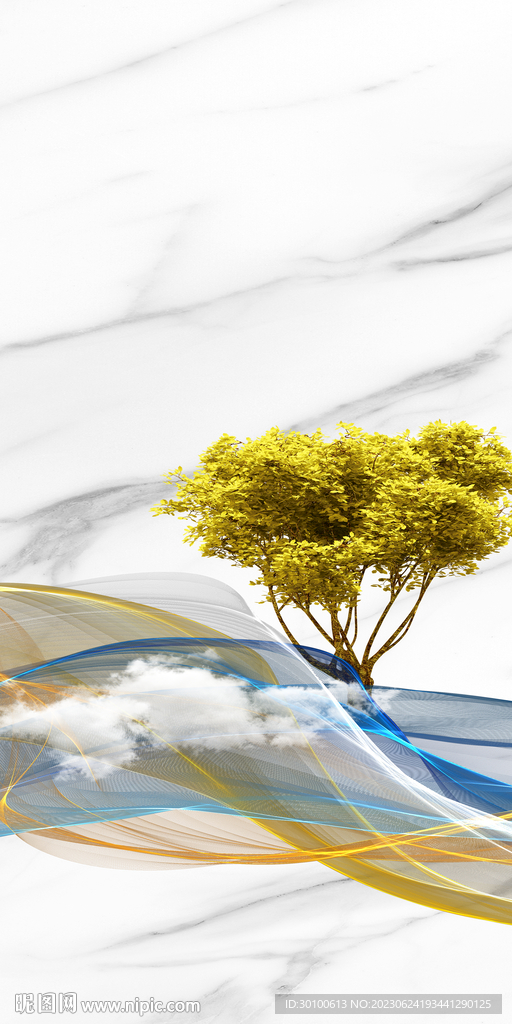 白色 大气高端玄关 tiF分层