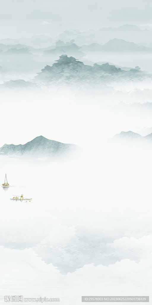 最新 意境简约玄关 tif分层