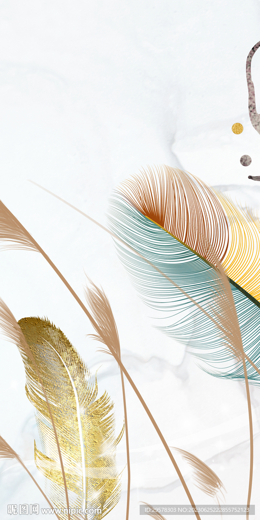 人气 简欧新玄关画 TIf分层