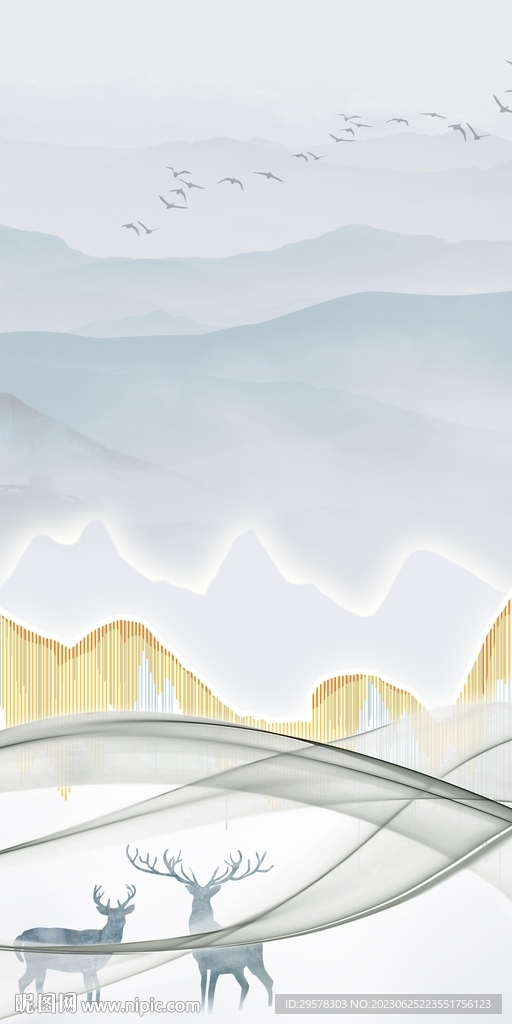 新品 大气高清玄关 tif分层