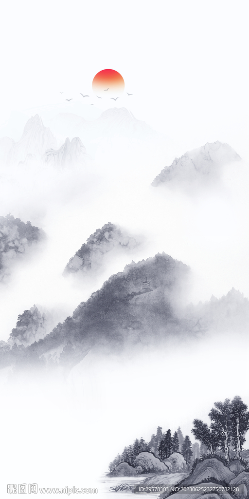 高档 极简高清玄关 Tif分层