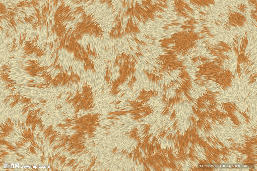 高清毛发印花纹理