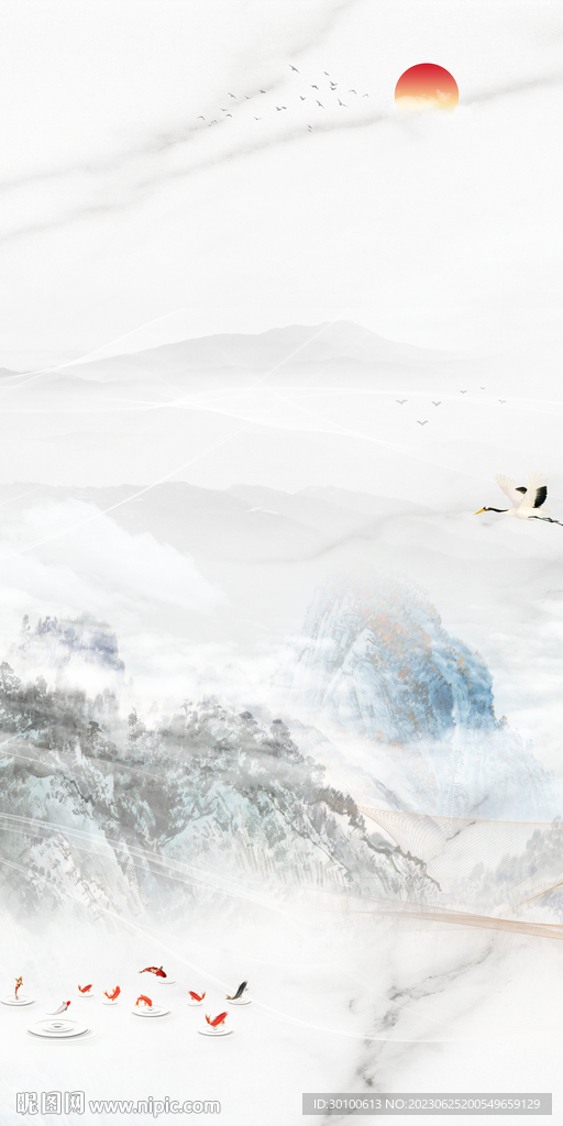 新品 现代高端玄关 tif分层