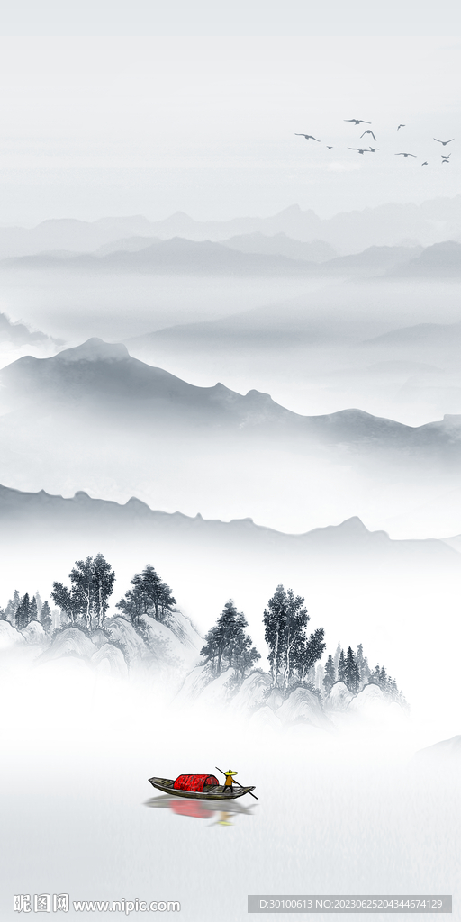 意境 高清简约玄关 TIF分层