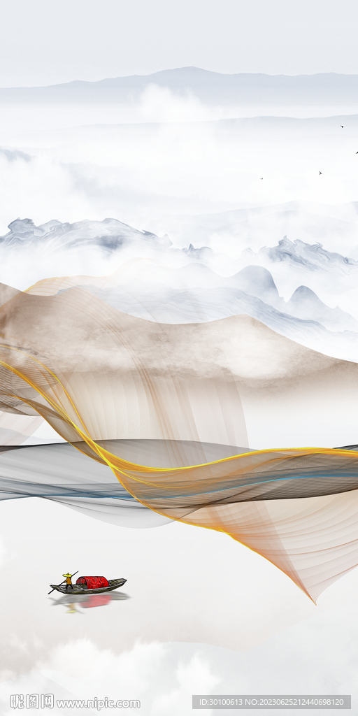 爆款 高端中式玄关 tiF分层