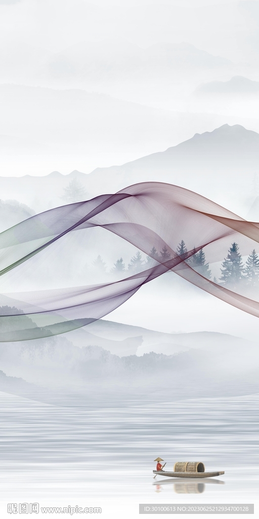 高雅 高端中式玄关 tiF分层