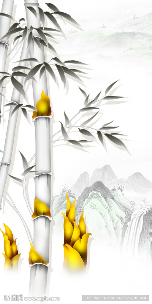 新传 大气清雅玄关 tif分层