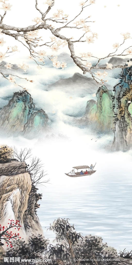 高清 大气清雅玄关 tif分层