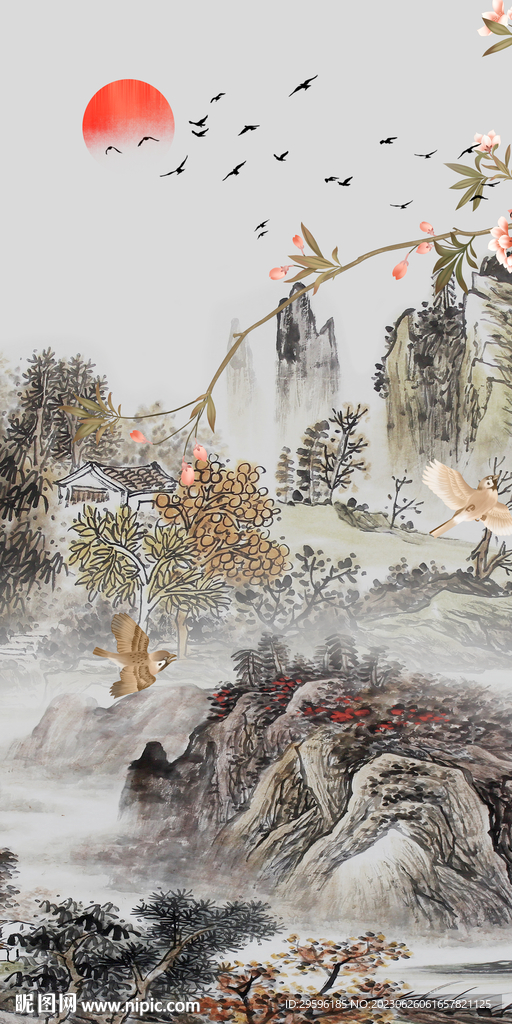 新传 中式高端玄关 tif分层