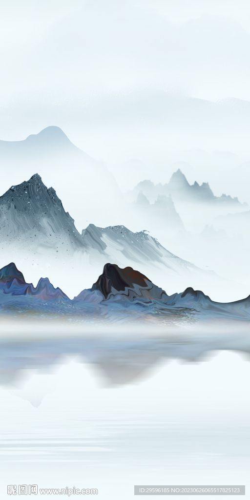 高清 极简高档玄关 tif分层