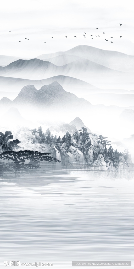 新品 简约高档玄关 tif分层