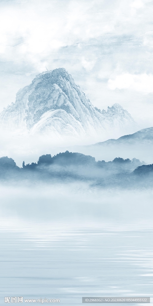 蓝色 人气新品玄关 TIf分层