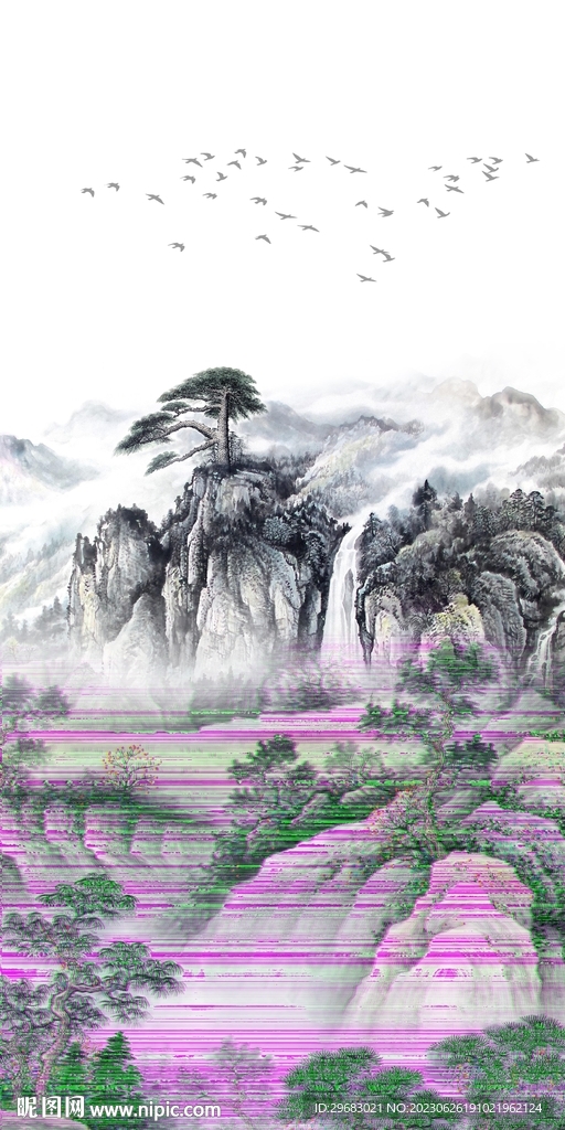 新款 最新中式玄关 TIf分层