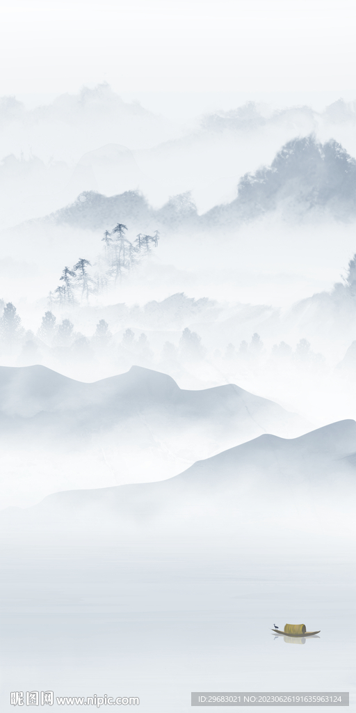 现代 最新中式玄关 TIf分层