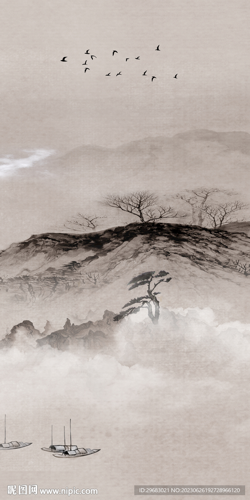 高雅 高端中式玄关 TIf分层