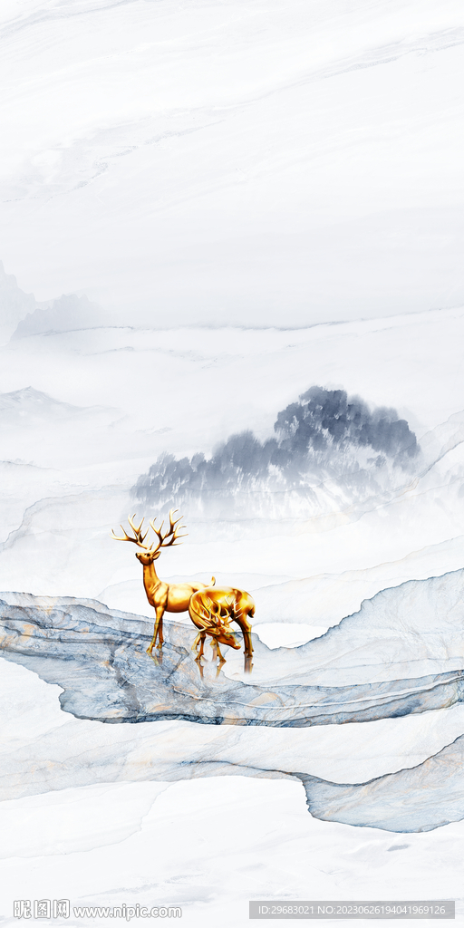 新品 中式新款玄关 tIf分层