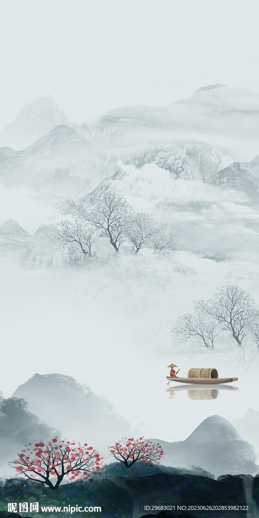 高清 中式现代玄关 tIf分层