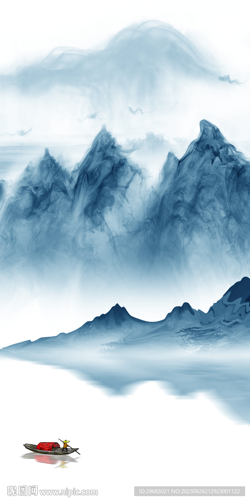 蓝色 新款高端玄关 TIf分层