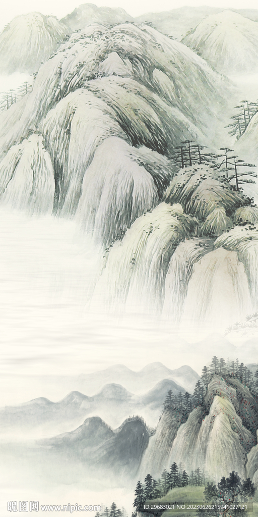 高档 意境现代玄关 TIf分层