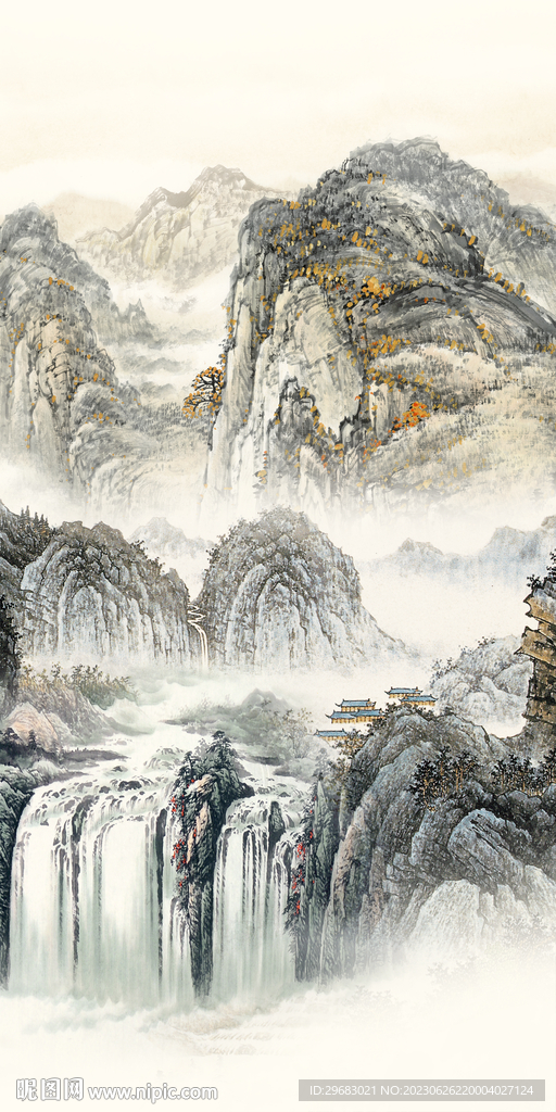 高清 意境现代玄关 TIf分层