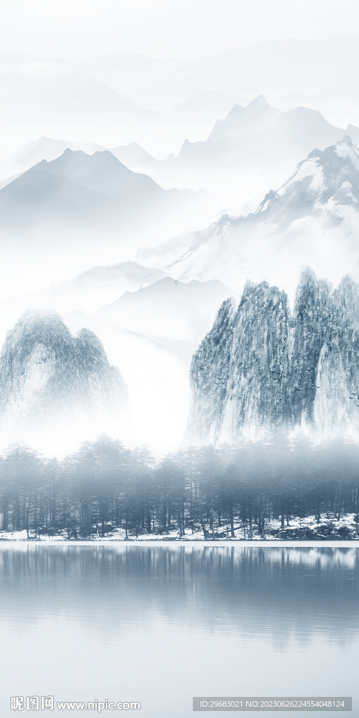 极简 新玄关中式画 Tif分层