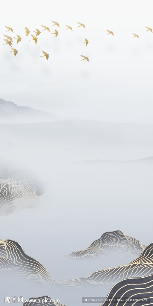 高端 轻奢中式玄关 TiF分层