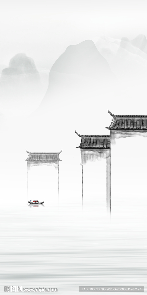 现代 高端中式玄关 tiF分层