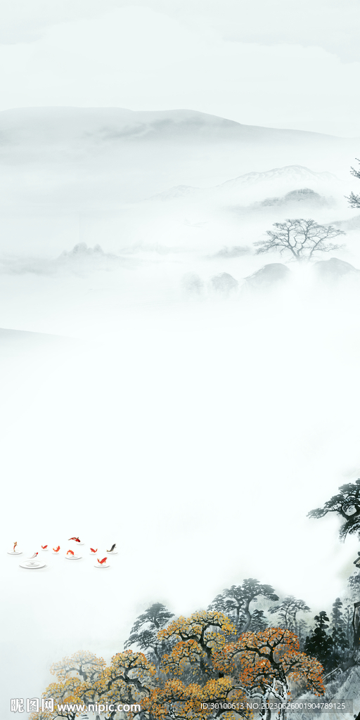 别墅 简约玄关新画 Tif分层