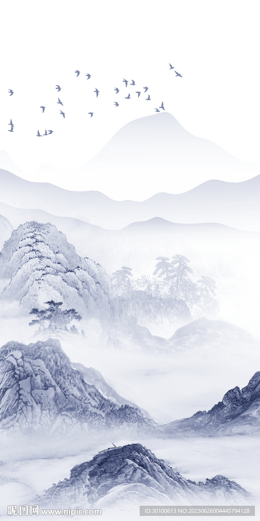 大气 简约玄关新画 Tif分层