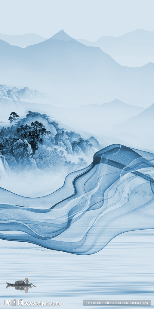 别墅 中式人气玄关 TiF分层