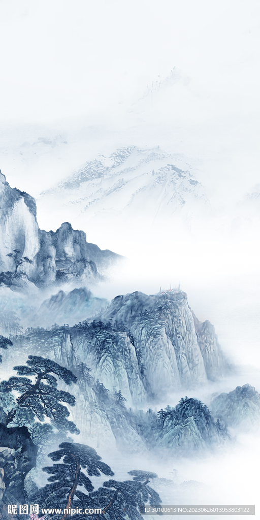 爆款 中式高雅玄关 tif分层