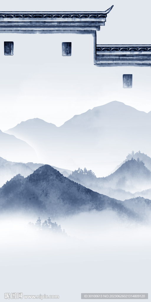 爆款 高雅高端玄关 tif分层