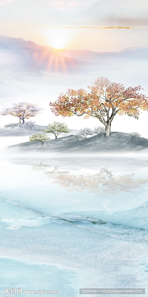 爆款 大气高档玄关 tif分层