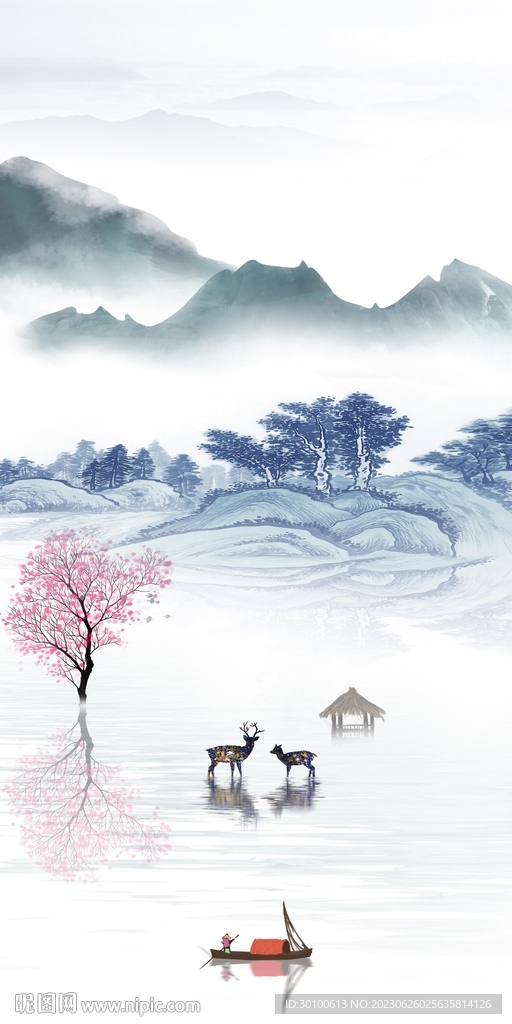 新款 大气高档玄关 tif分层