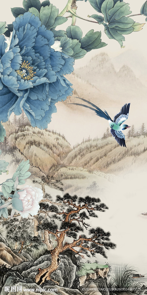 古风 大气高档玄关 tif分层