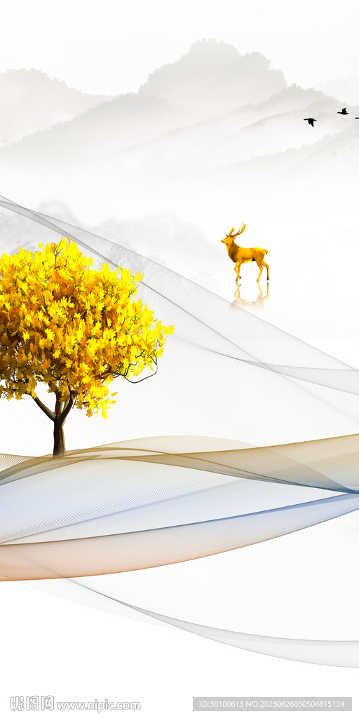 简约 大气高档玄关 tif分层