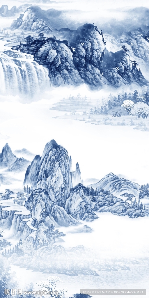 大气 简意新玄关画 Tif分层